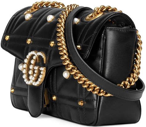 gucci purse with pearls